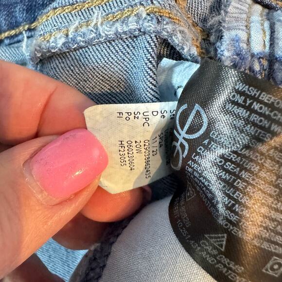 Gloria Vanderbilt Shape Effect Plus sz 20W Tummy Sculpt Ankle Boot Jean - Picture 7 of 12